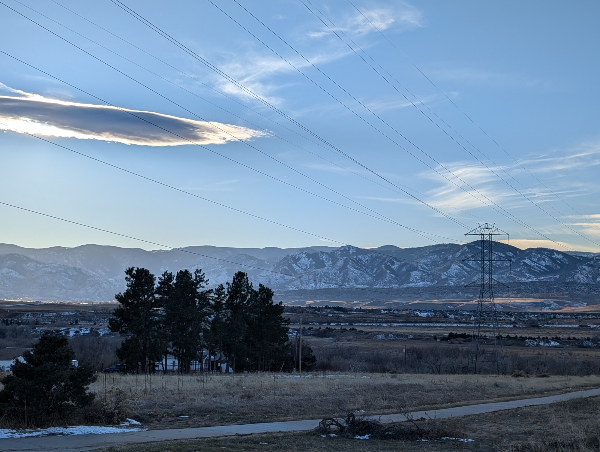 November Mountain view