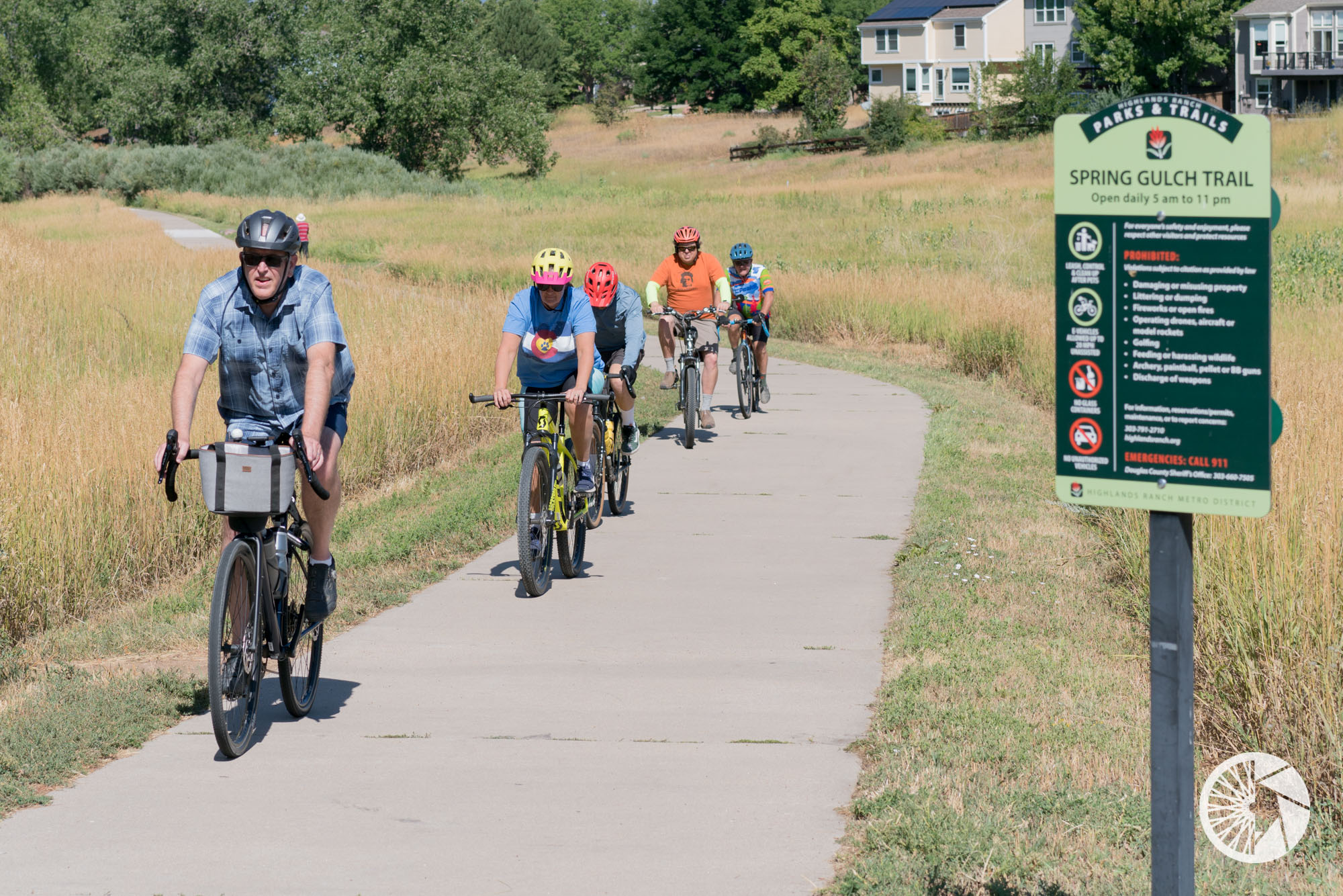 The HR Social Cycle group out riding